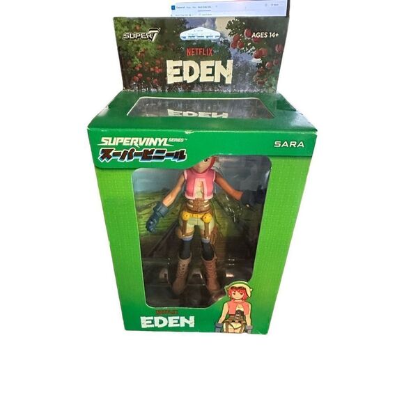 Super7 Eden Sara Figure 6" Vinyl Supervinyl Netflix Series New - Picture 2 of 6